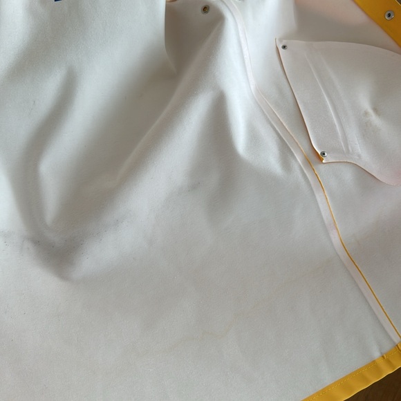 Stutterheim Stockholm unisex raincoat rain coat jacket yellow XXS womens S Rains - Picture 10 of 11